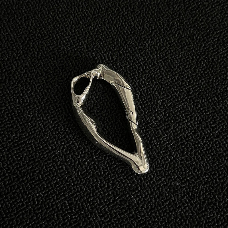 Y2K Half Heart Carabiner Belt Loop Keychain