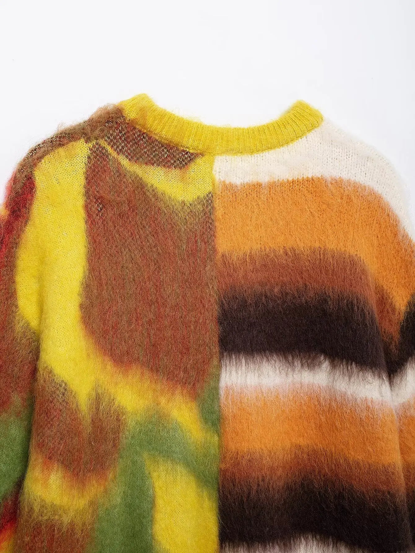 Y2K Half and Half Multi Knitted Sweater