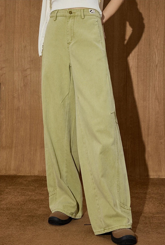Y2K High Waist Wide Leg Boyfriend Fit Jeans