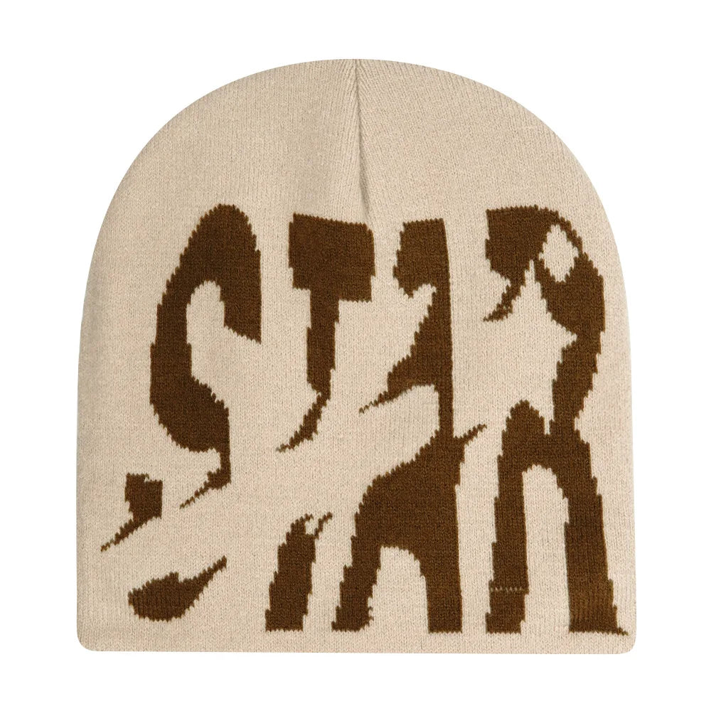 Y2K Hit Star by Star Graphic Beanie