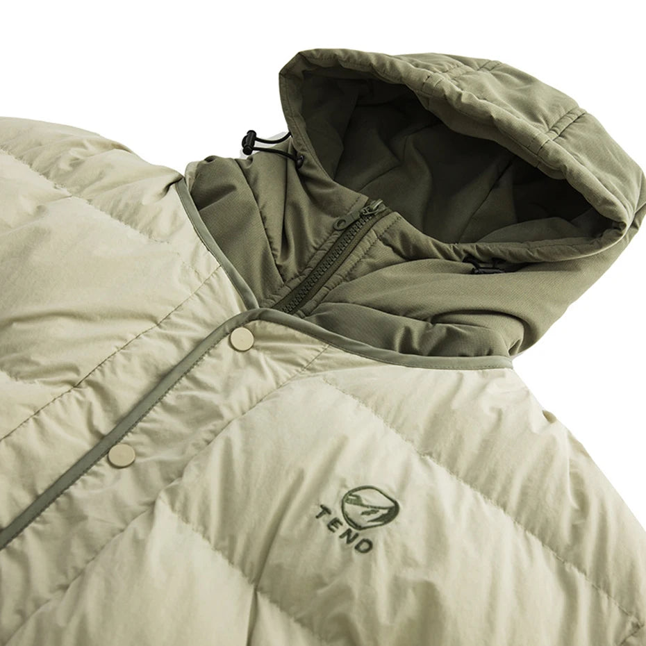 Y2K Hooded Mock Layered Padded Jacket Coat