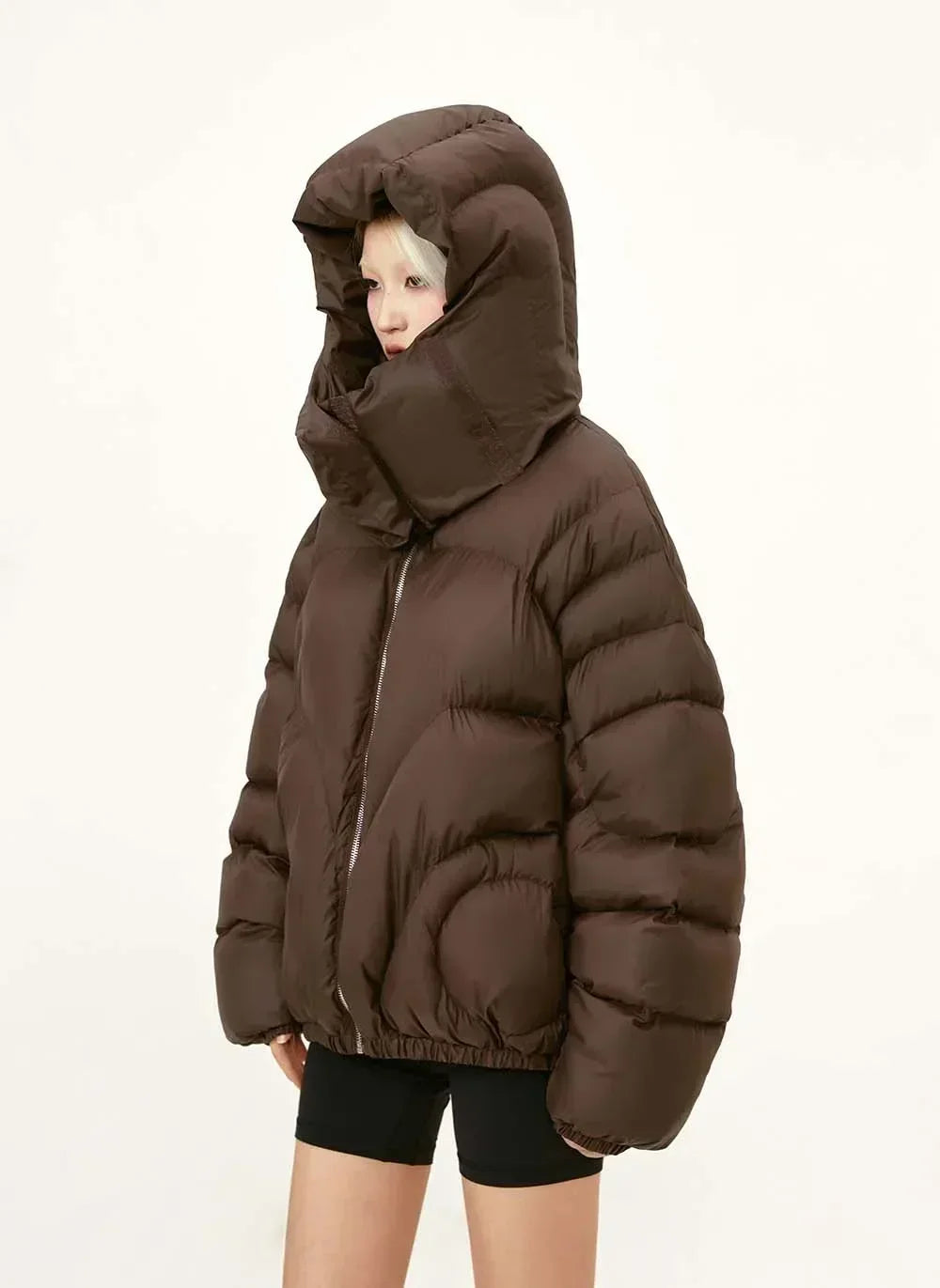 Y2K Hooded Puffer Jacket Coat