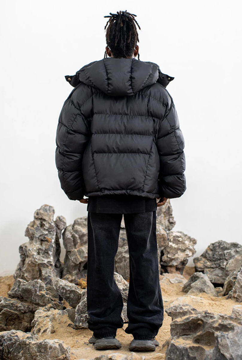 Y2K Hoodie Puffer Jacket Coat
