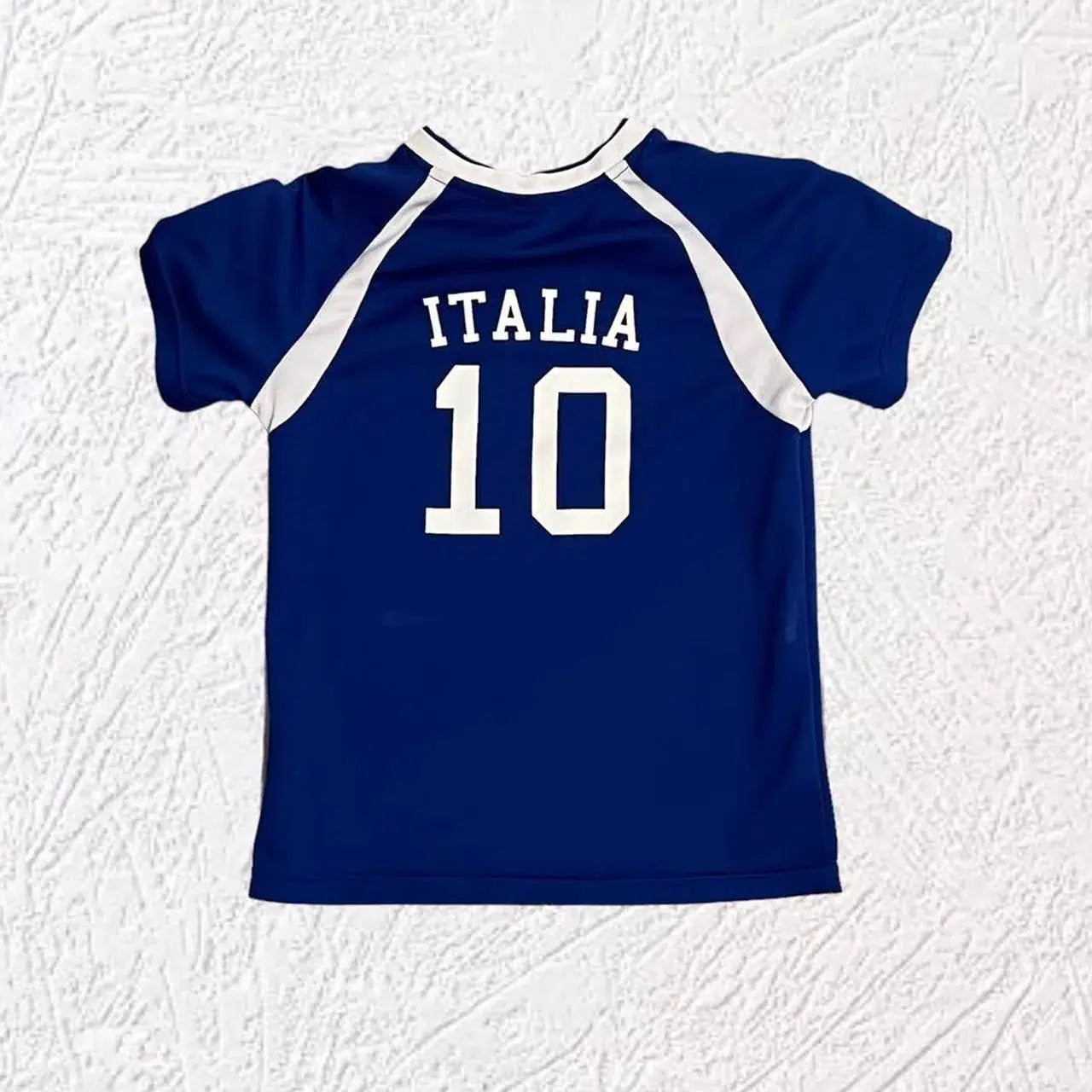 Y2K Italy Blokecore Crop Top