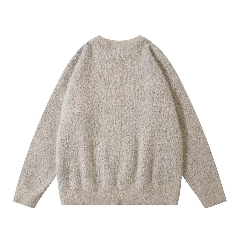 Y2K Jacquard Knitted Sweater