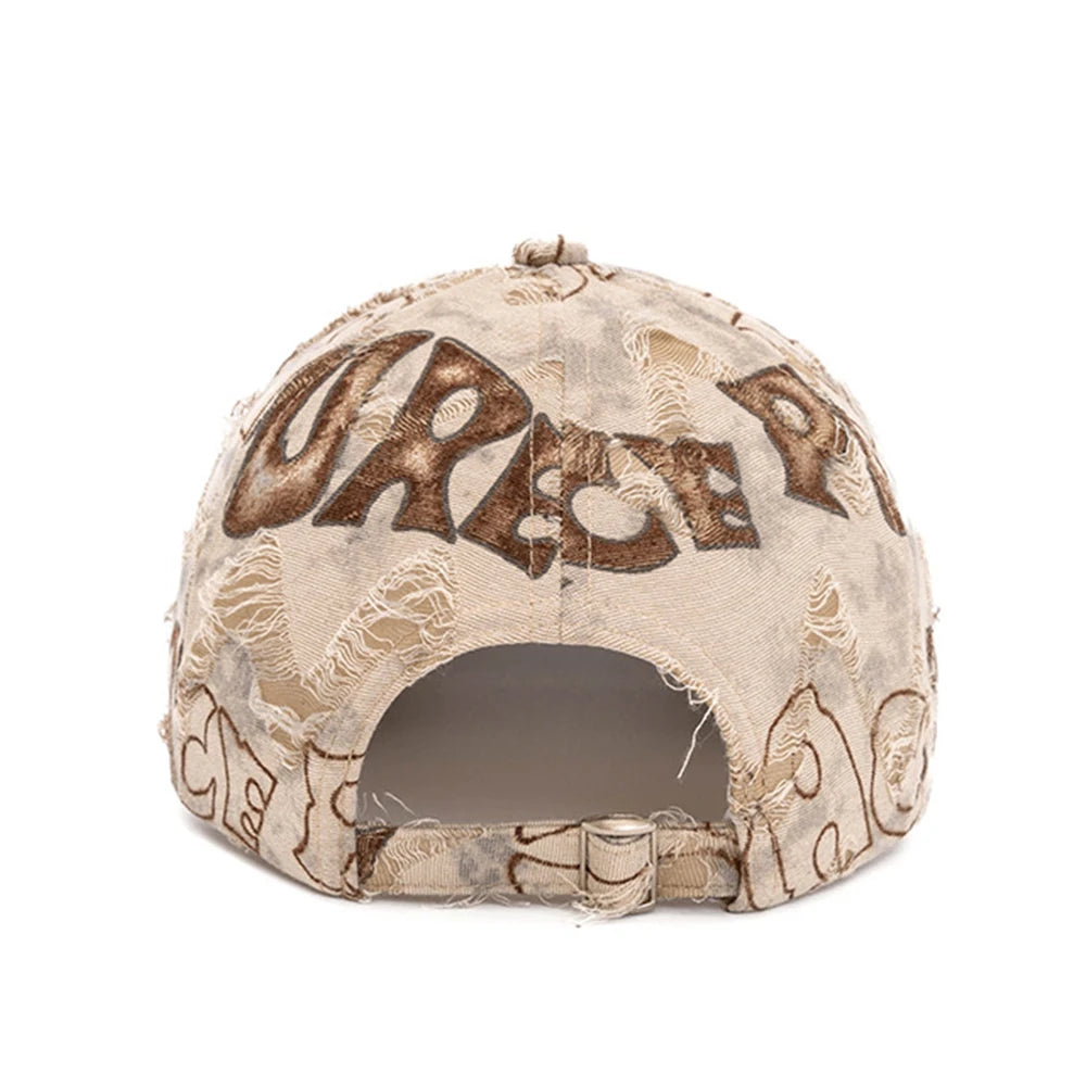 Y2K Jumble Letter Baseball Cap