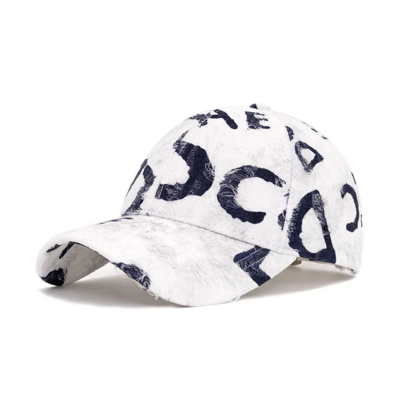 Y2K Jumble Letter Baseball Cap