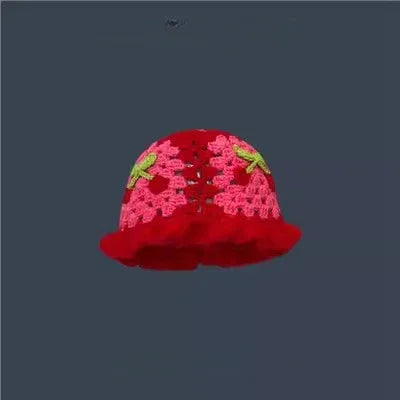 Y2K Knit Bucket Hat