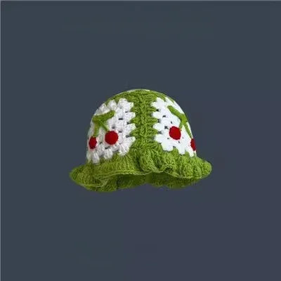 Y2K Knit Bucket Hat