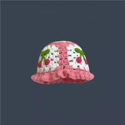 Y2K Knit Bucket Hat