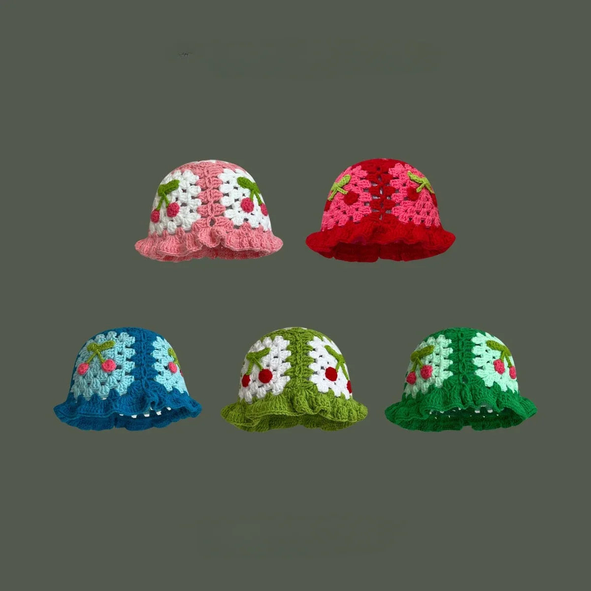Y2K Knit Bucket Hat