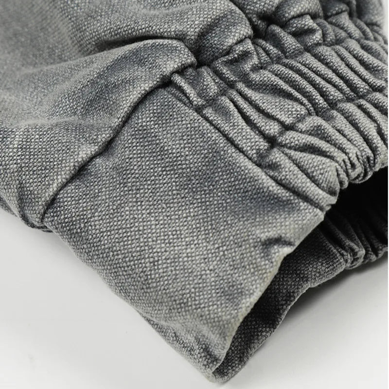 Y2K Lapel Airplane Buckle Denim Jacket