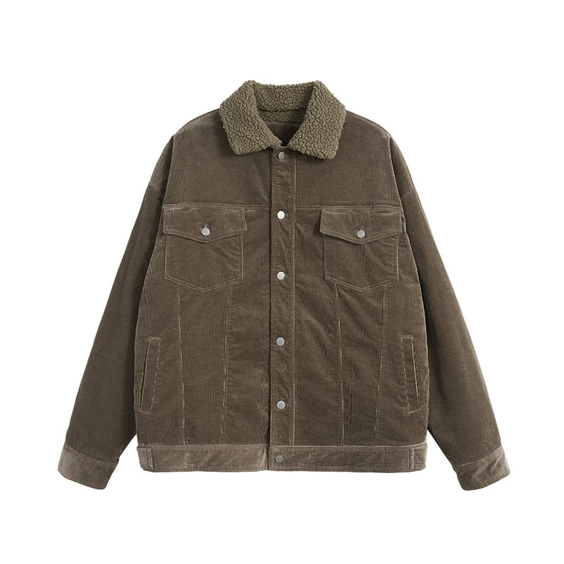 Y2K Lapel Corduroy Jacket