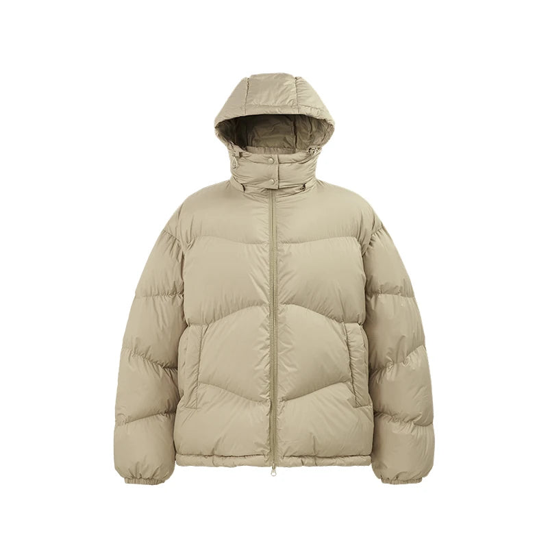 Y2K Lightweight Hooded Puffer Jacket Coat