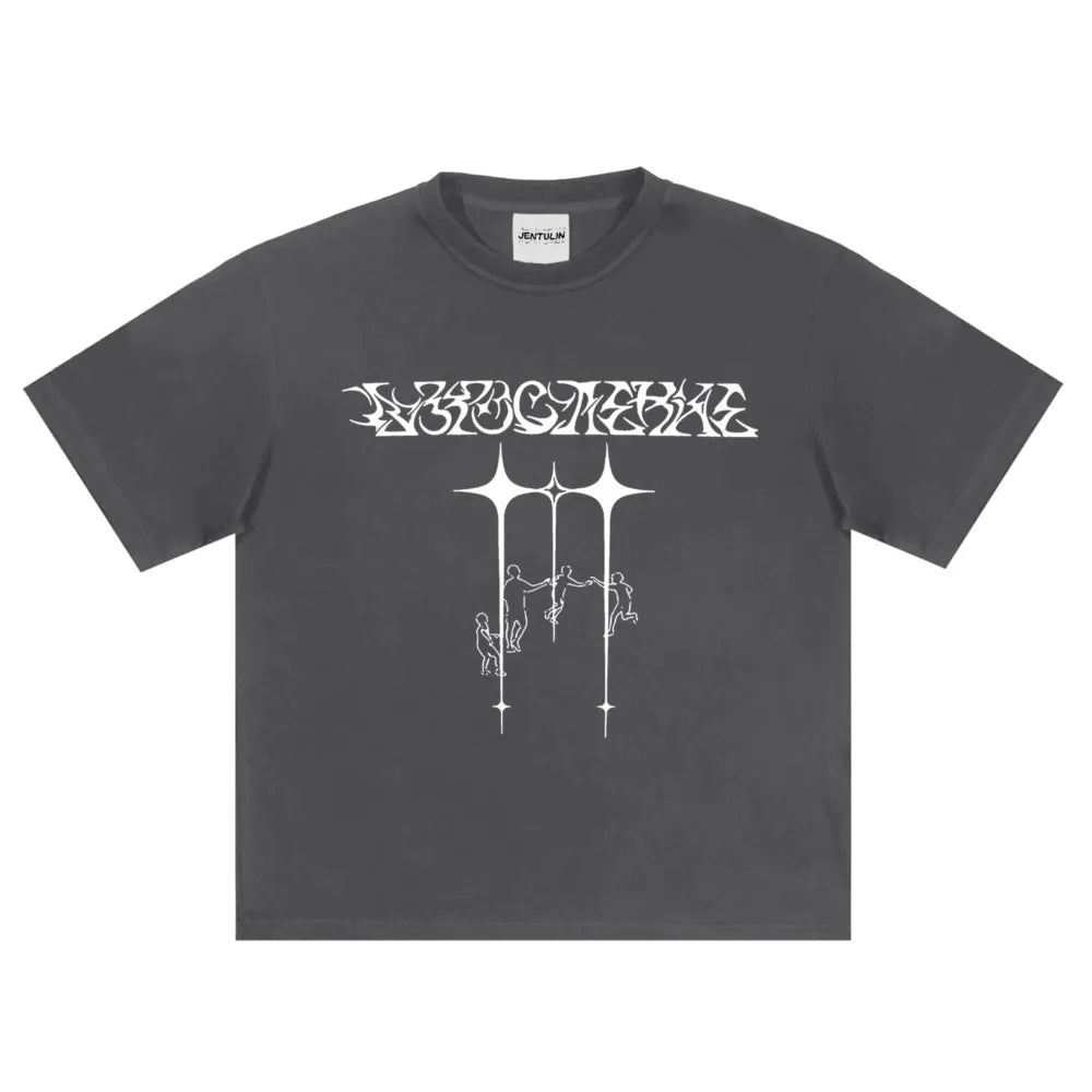 Y2K Line Graph graphic Tee