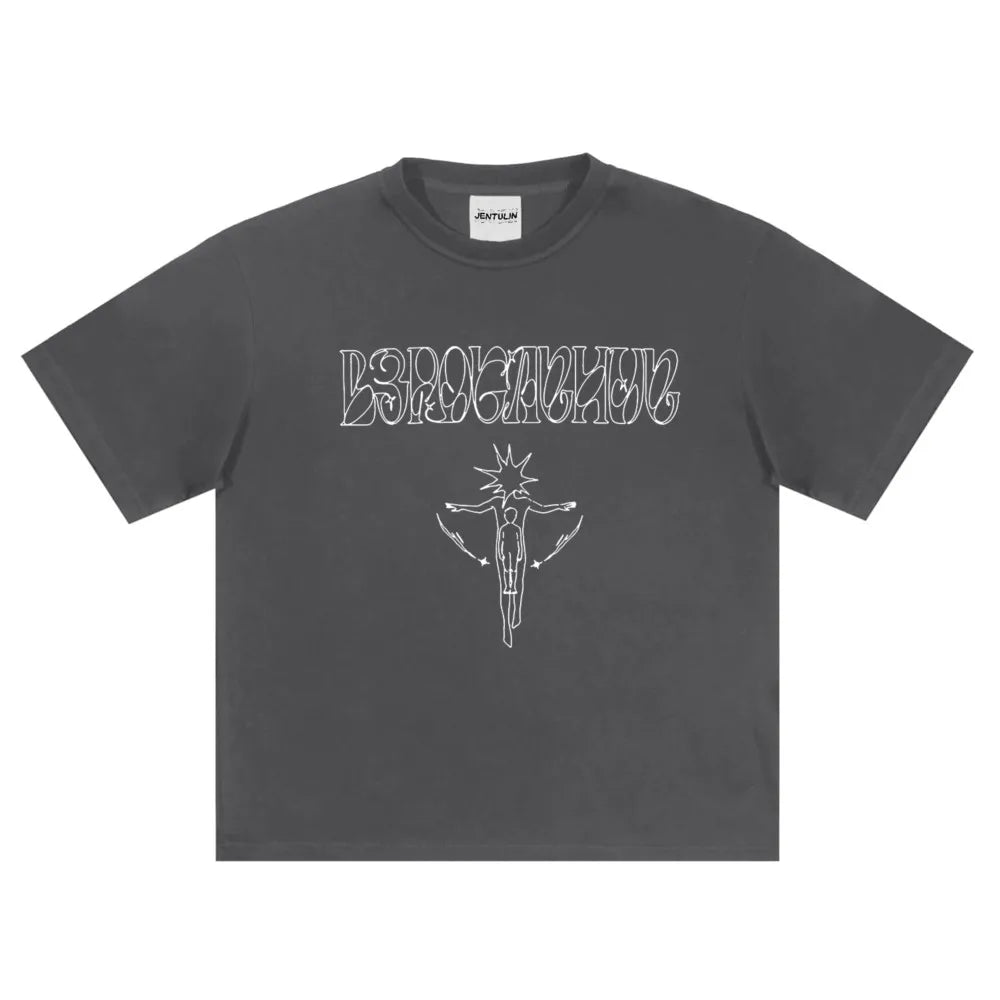 Y2K Line Graph graphic Tee