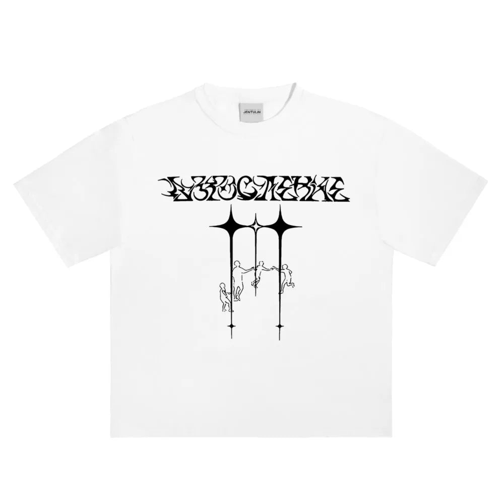 Y2K Line Graph graphic Tee