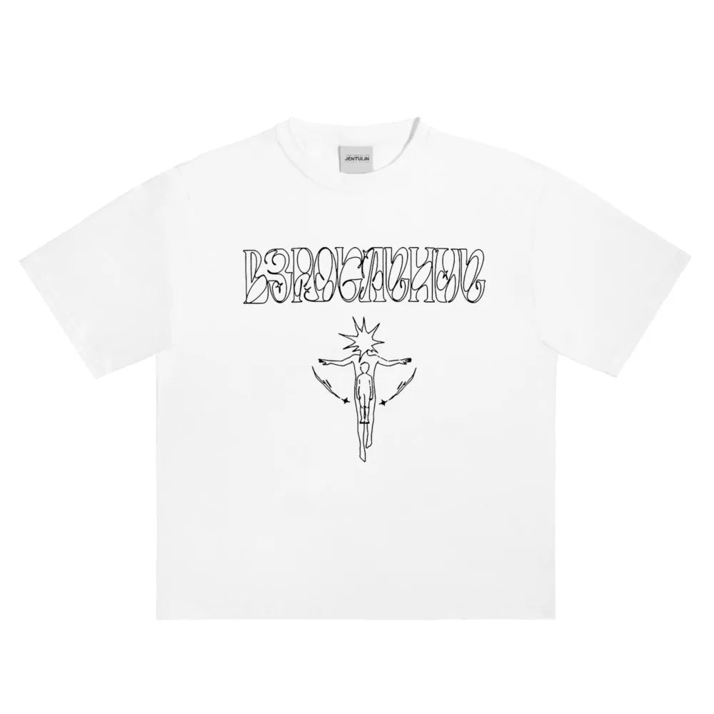 Y2K Line Graph graphic Tee
