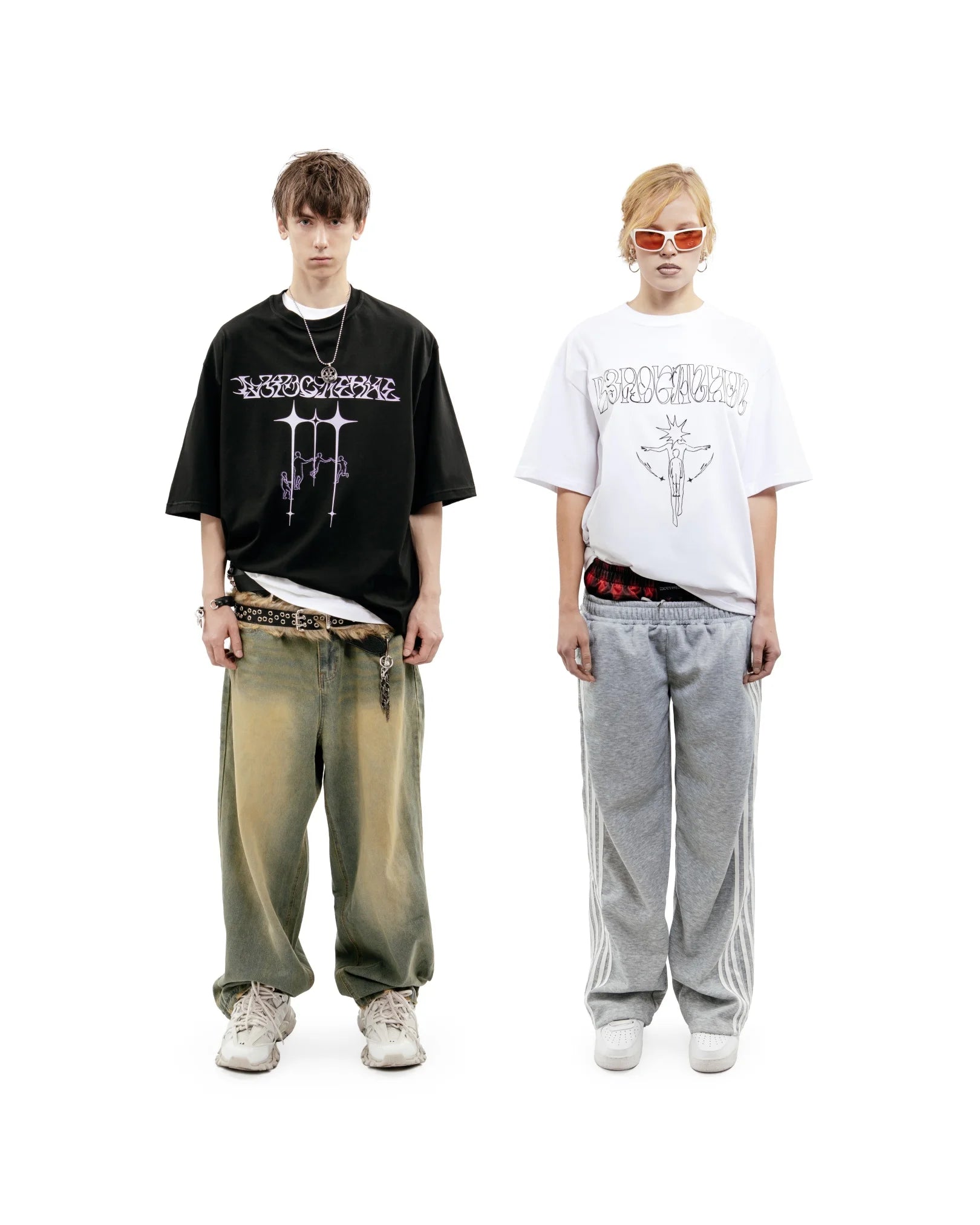 Y2K Line Graph graphic Tee