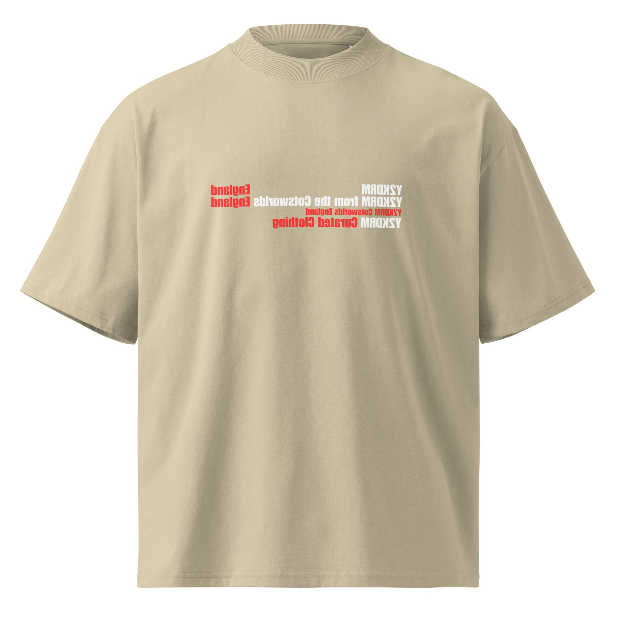 Y2K Location Oversized High Neck T Shirt