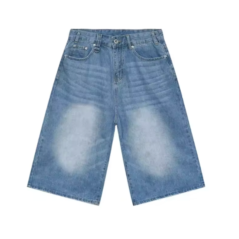Y2K Long Denim Shorts Jorts