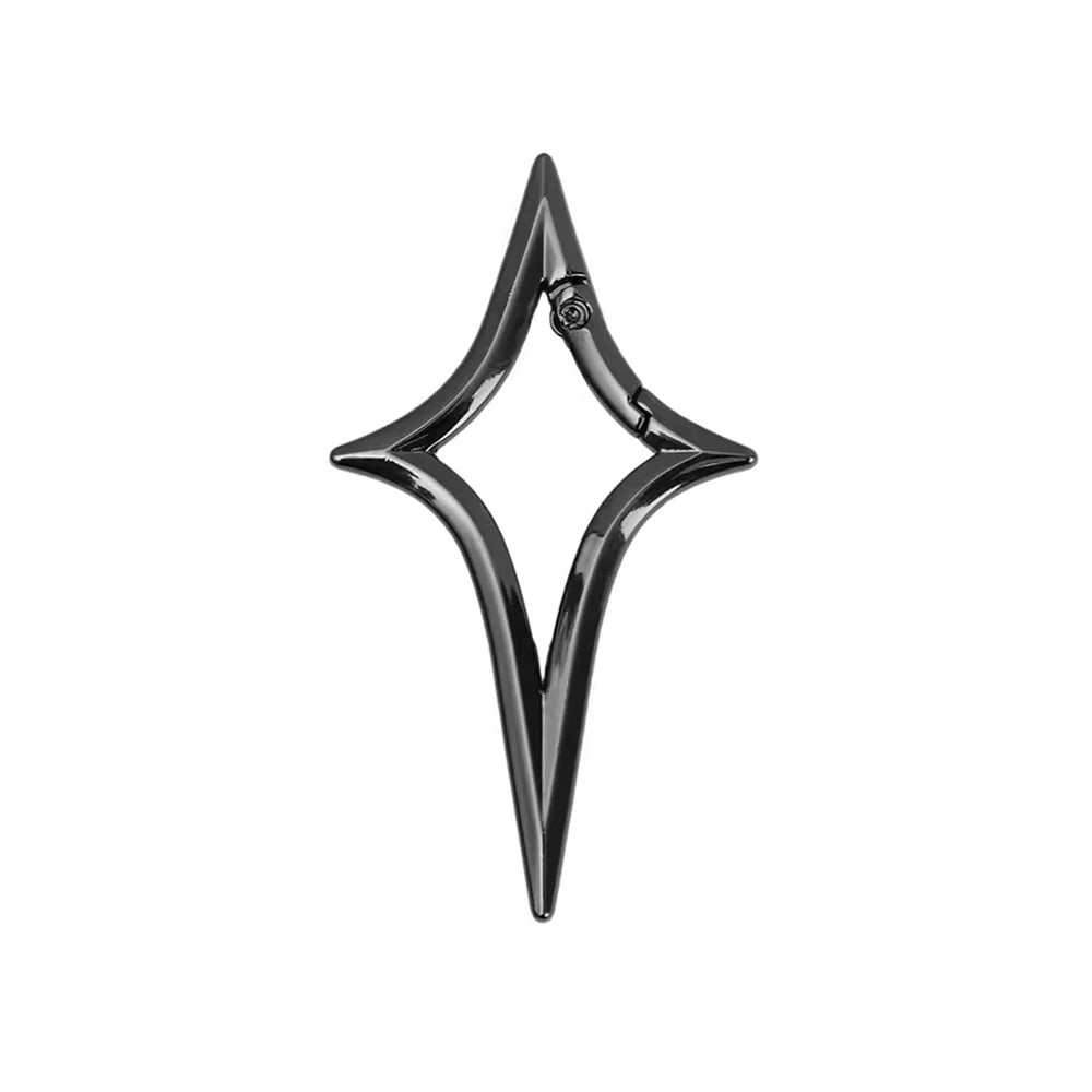 Y2K Long Star Belt Loop Carabiner Keychain