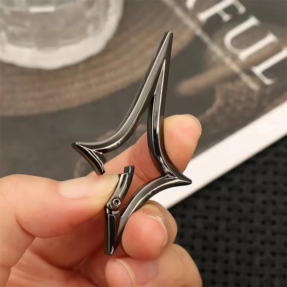 Y2K Long Star Belt Loop Carabiner Keychain