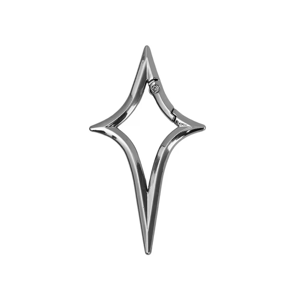 Y2K Long Star Belt Loop Carabiner Keychain