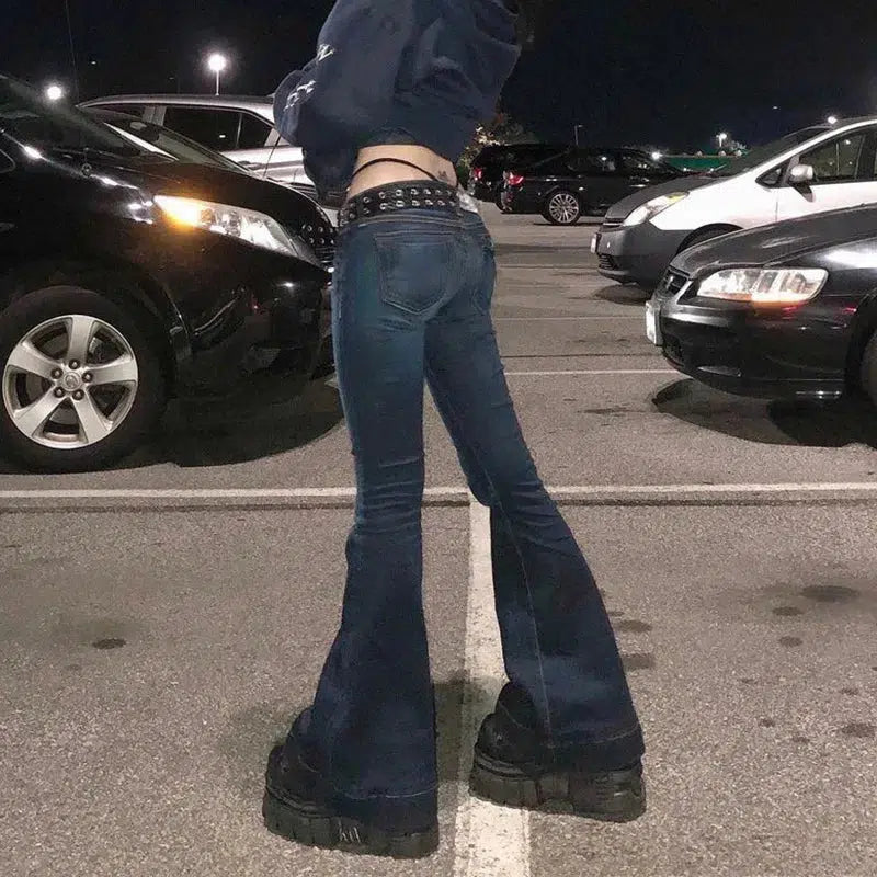 Y2K Low Waist Flare Jeans