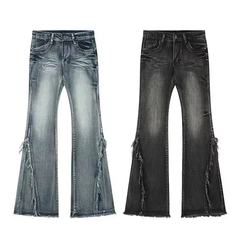 Y2K Low Waist Wide Leg Flare Jeans