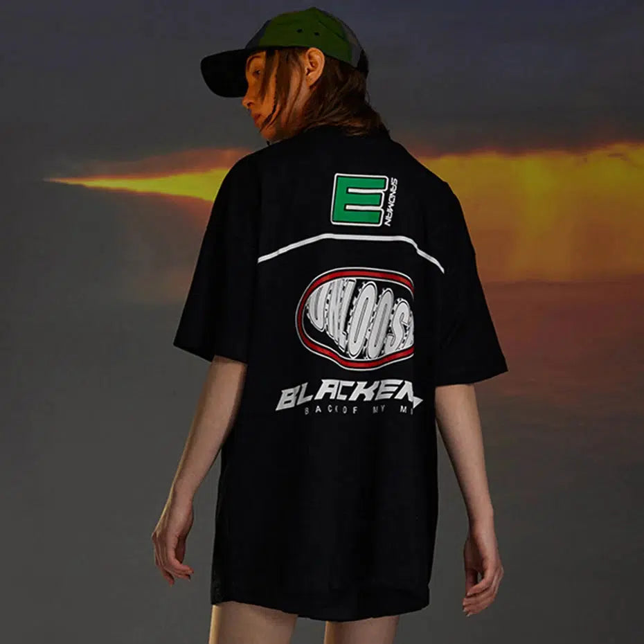 Y2K Mechanic Racing T Shirt