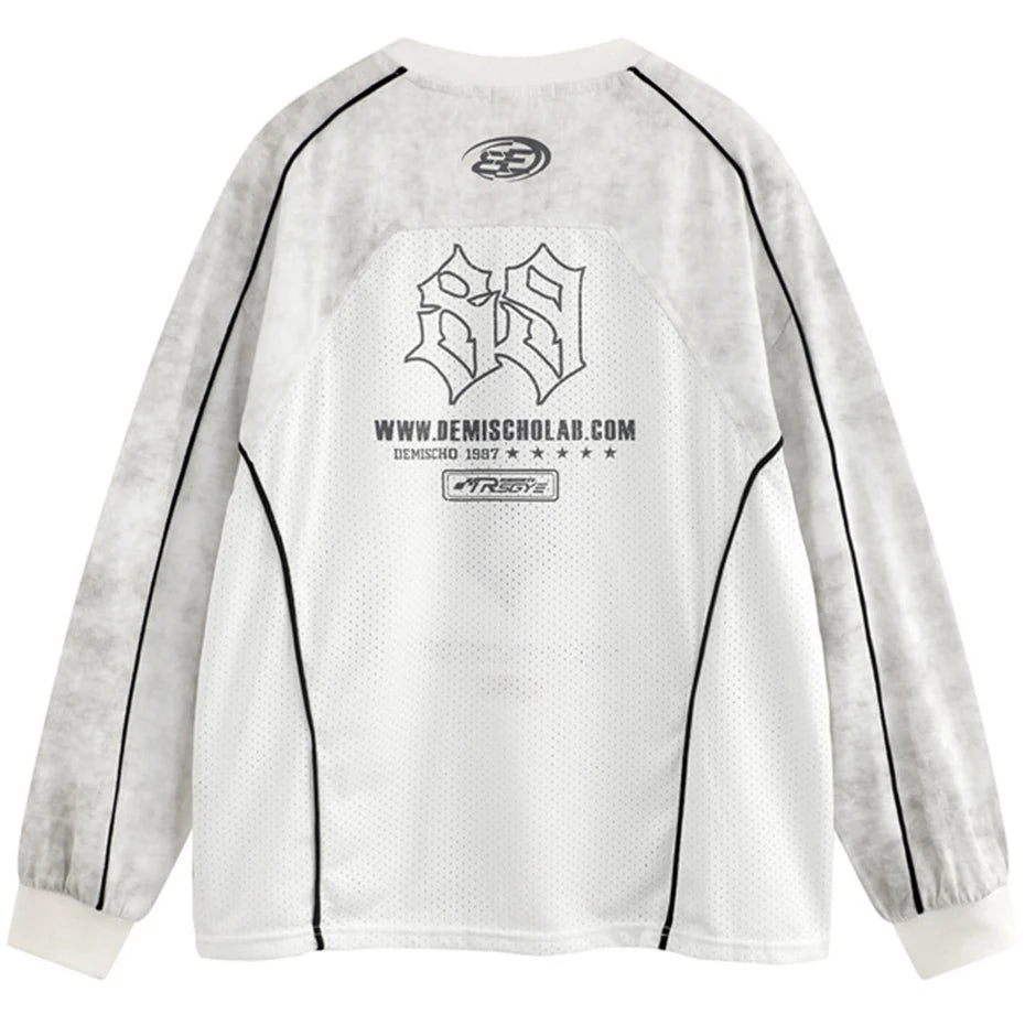 Y2K Moto Long Sleeve Top