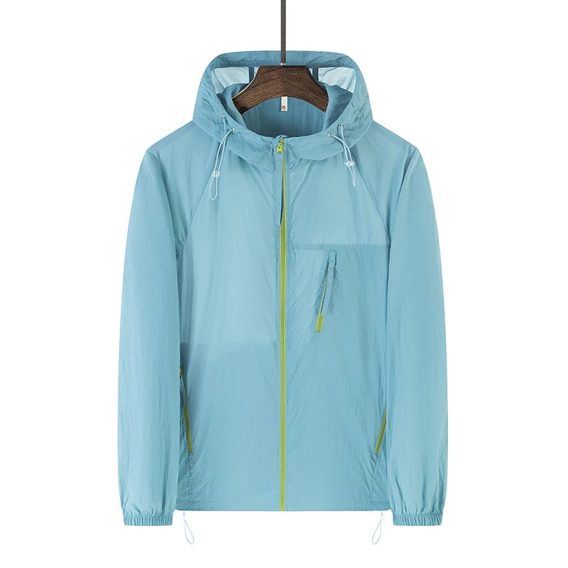 Y2K Multi Zip Lightweight Windbreaker Jacket Coat