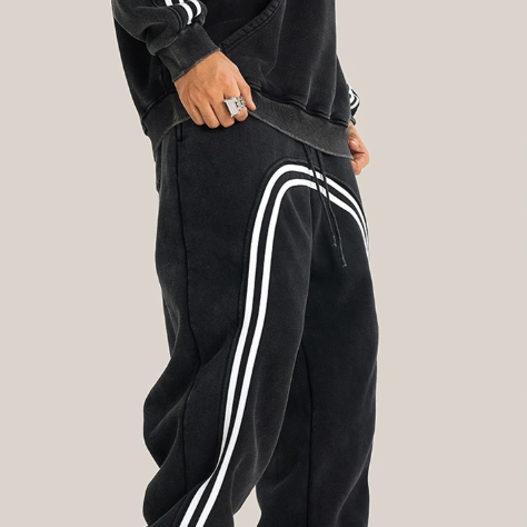 Y2K Origin 332gsm Washed Ribbon Essential Joggers