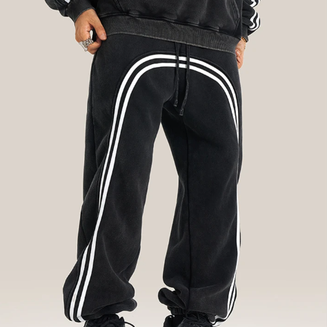 Y2K Origin 332gsm Washed Ribbon Essential Joggers