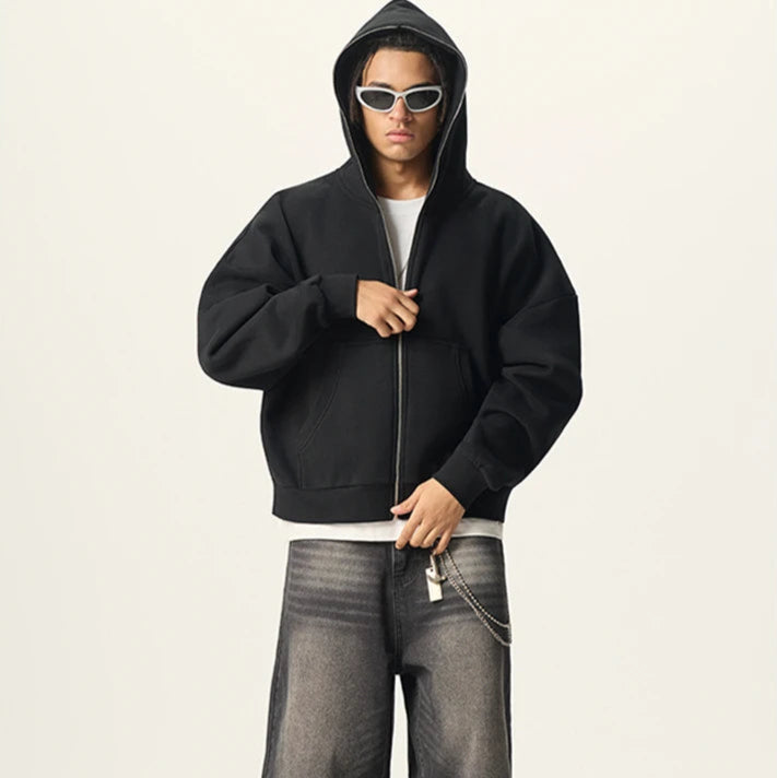 Y2K Origin 350gsm Essentials Full Zip Up Hoodie