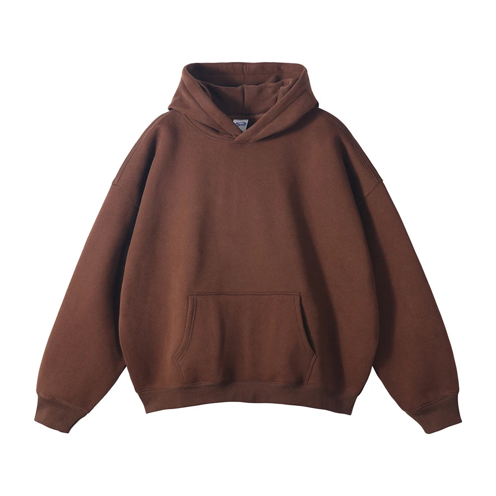 Y2K Origin 350gsm Essentials Plain Baggy Hoodie