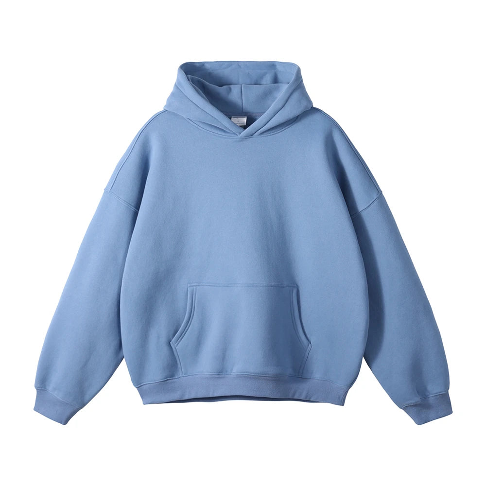 Y2K Origin 350gsm Essentials Plain Baggy Hoodie