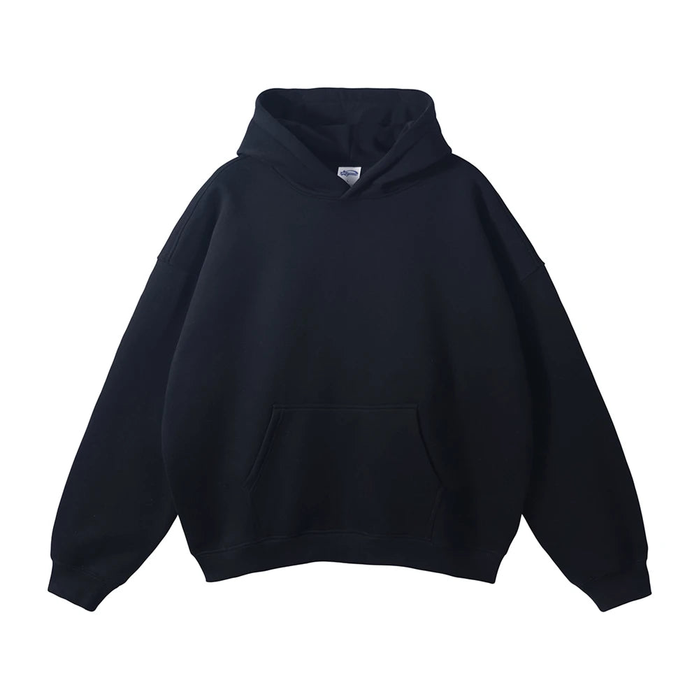 Y2K Origin 350gsm Essentials Plain Baggy Hoodie