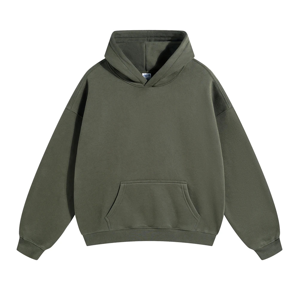 Y2K Origin 350gsm Essentials Plain Baggy Hoodie