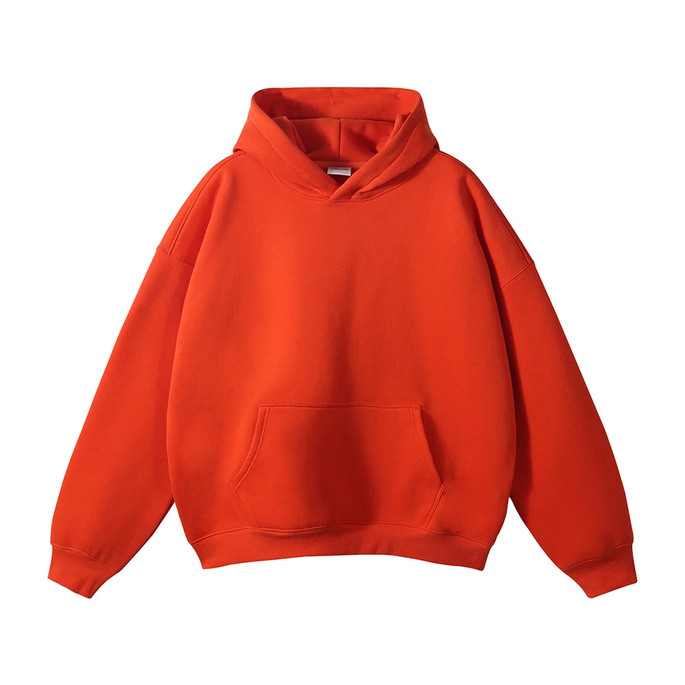 Y2K Origin 350gsm Essentials Plain Baggy Hoodie