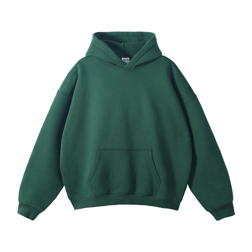 Y2K Origin 350gsm Essentials Plain Baggy Hoodie