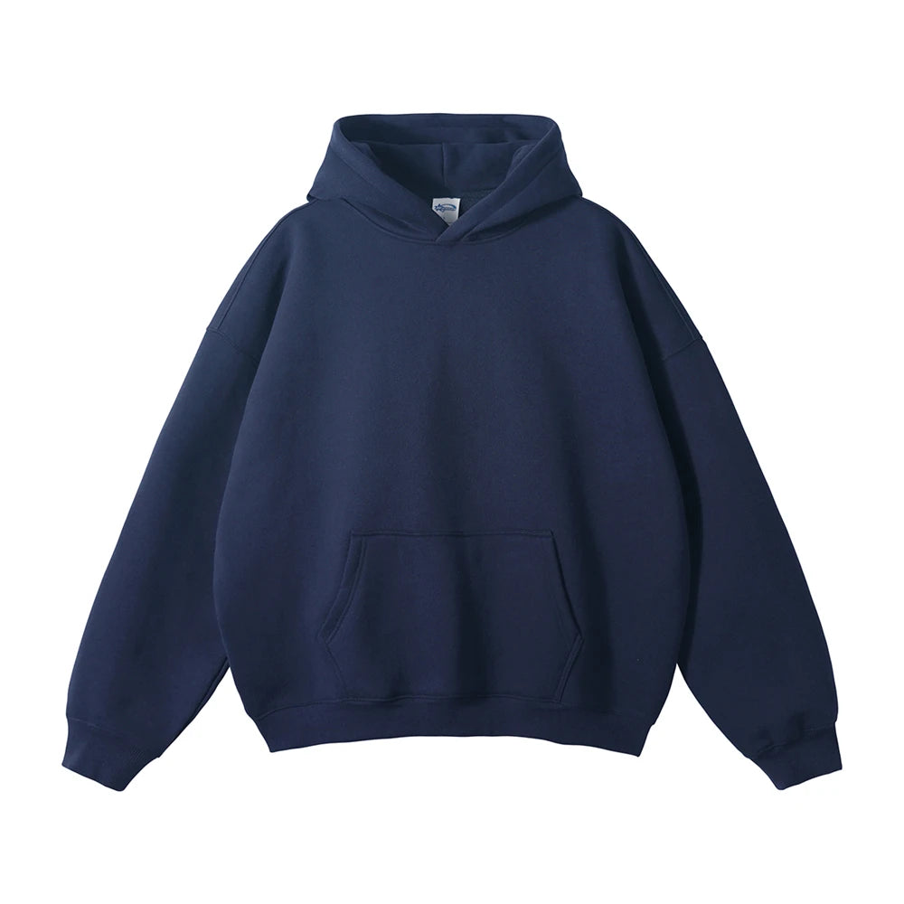 Y2K Origin 350gsm Essentials Plain Baggy Hoodie