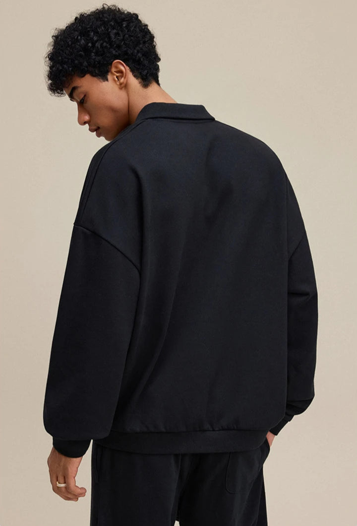 Y2K Origin 445gsm Essentials Loose Collar Jumper