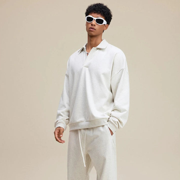 Y2K Origin 445gsm Essentials Loose Collar Jumper