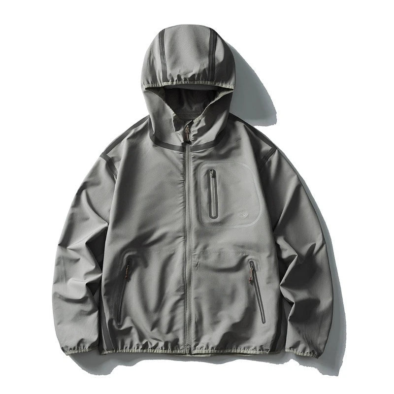 Y2K Outdoor Shell Lightweight Reflective Windbreaker Jacket