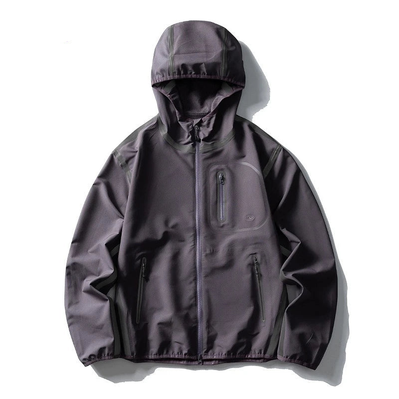 Y2K Outdoor Shell Lightweight Reflective Windbreaker Jacket