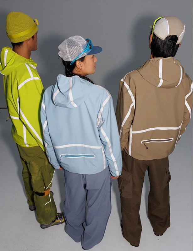 Y2K Outdoor Shell Lightweight Reflective Windbreaker Jacket