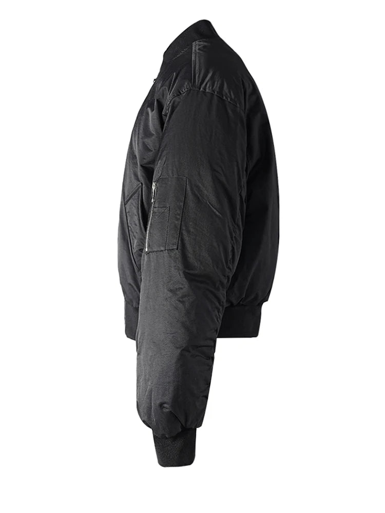 Y2K Padded Bomber Jacket Coat