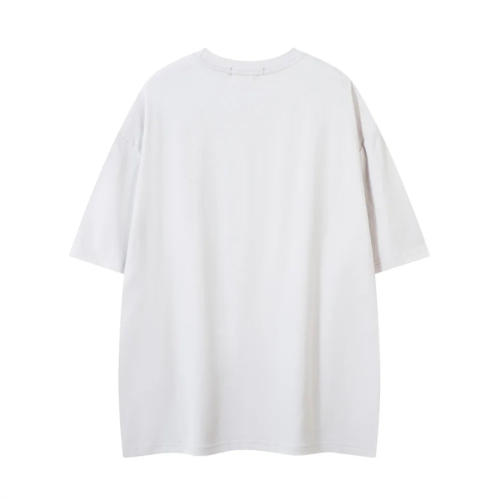 Y2K Portrait Print Graphic T-shirt